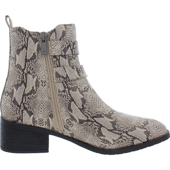 Size 6.5 - KENNETH COLE Reaction - Faux Leather Ankle Boots Moto NEW $109 msrp - Picture 2 of 5